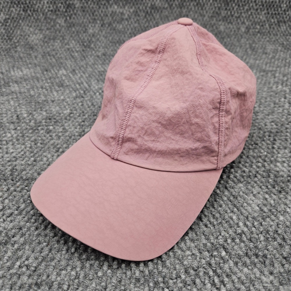 Lululemon Womens Pink Fast and Free Run Hat Adjustable Lightweight Athletic Cap